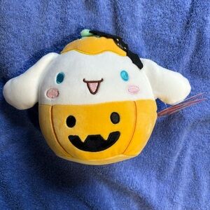 Cinnamoroll Halloween Jack-o’-lantern Sanrio Squishmallow 7.5” Stuffed Plush Toy